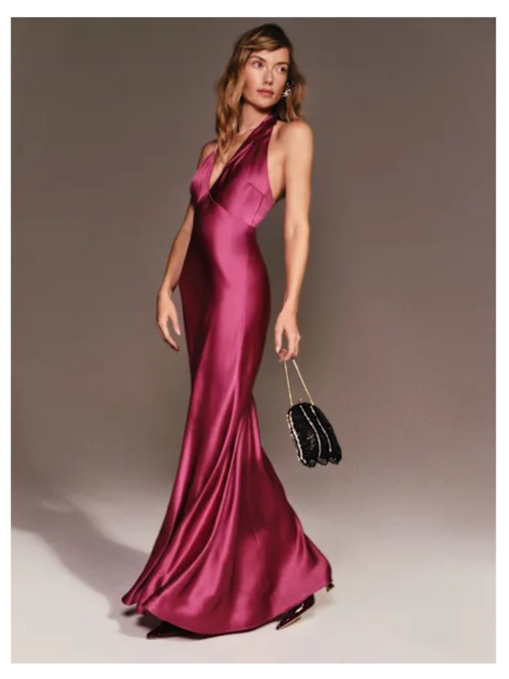 Reformation Daniela Silk Dress Pink - Size 2